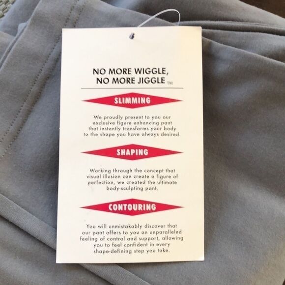 Women with Control Gray Tummy Control Pants, Tall - Picture 5 of 9